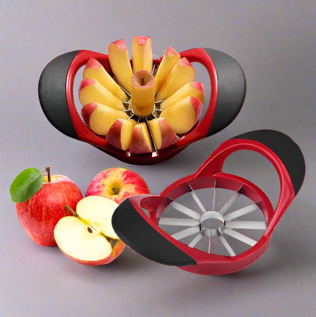 coupe legumes avec des pommes coupées