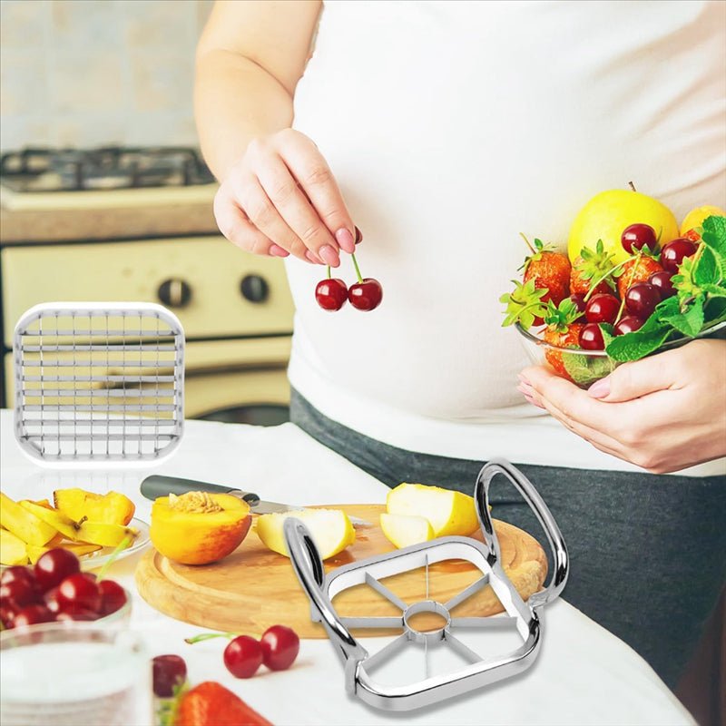 coupe legumes présenté avec des fruits