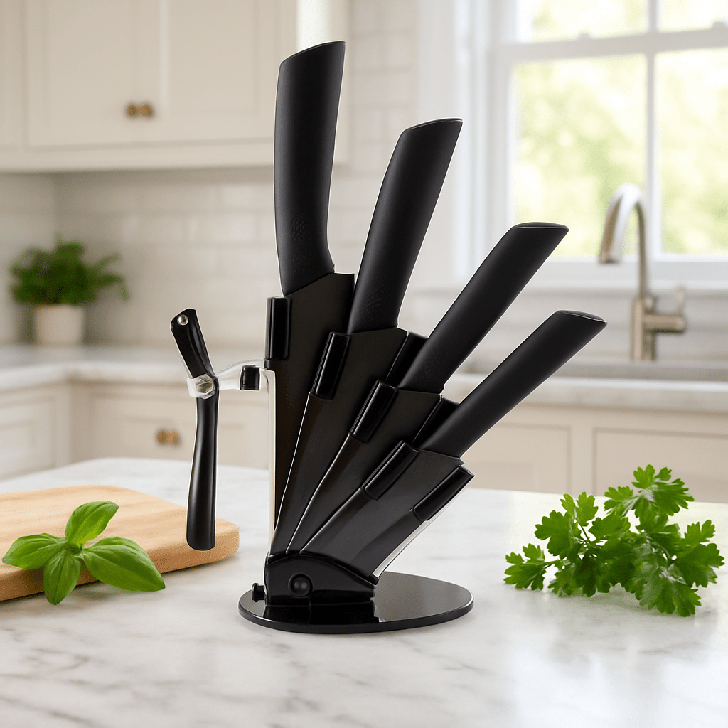 couteau ceramique noir