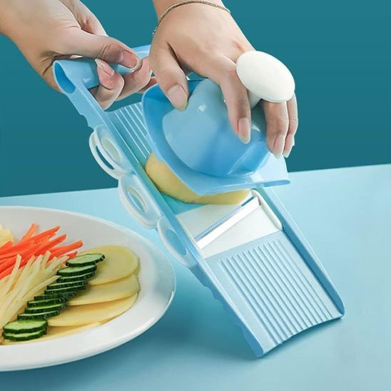 mandoline cuisine coupe de pomme de terre