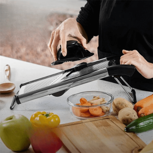 mandoline japonaise démonstration de l'utilisation