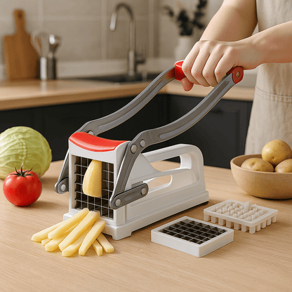 coupe frite tranchage de pomme de terre