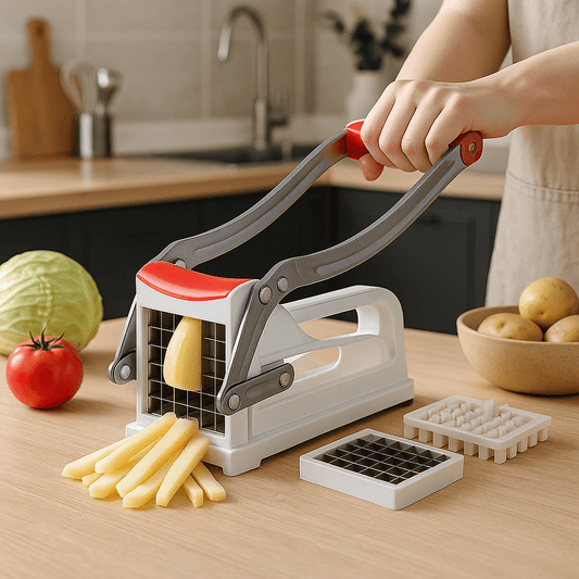 coupe frite tranchage de pomme de terre