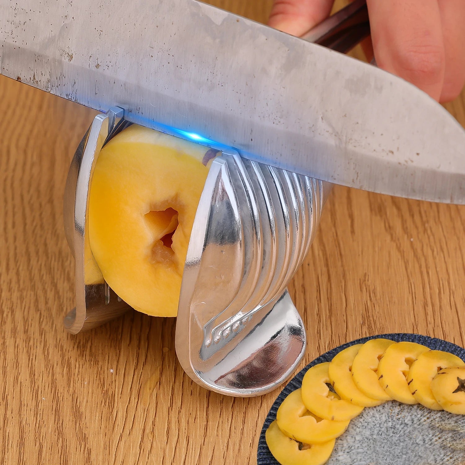 coupe legumes coupe d'un fruit