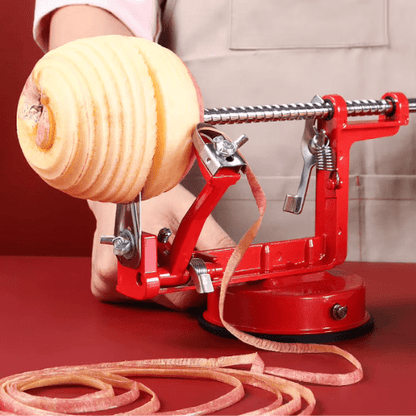 Eplucheur à pommes avec pomme tranchée