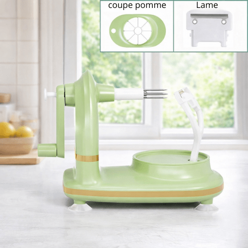 éplucheur à pommes coloris vert clair