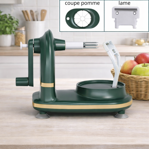éplucheur à pommes coloris vert foncé