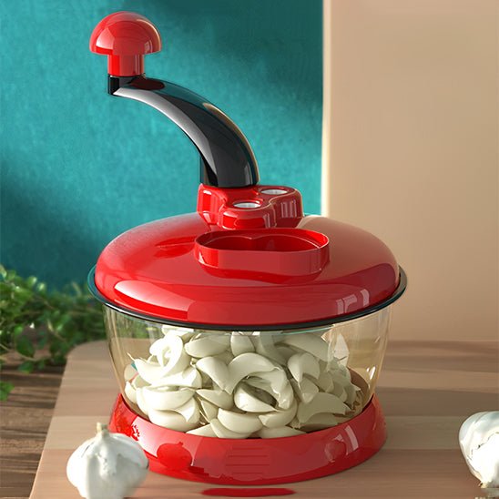 Hachoir manuel sur table de cuisine