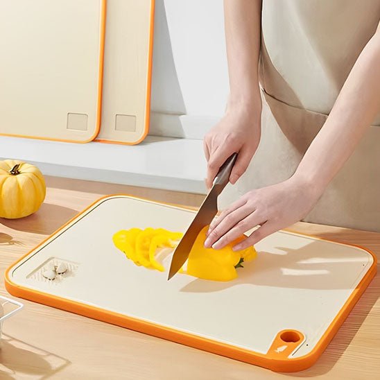 Planche à découper découpe de poivron