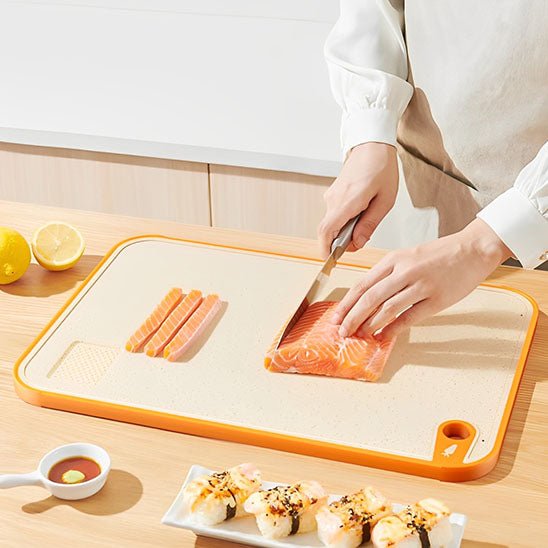 Planche à découper découpe de saumon