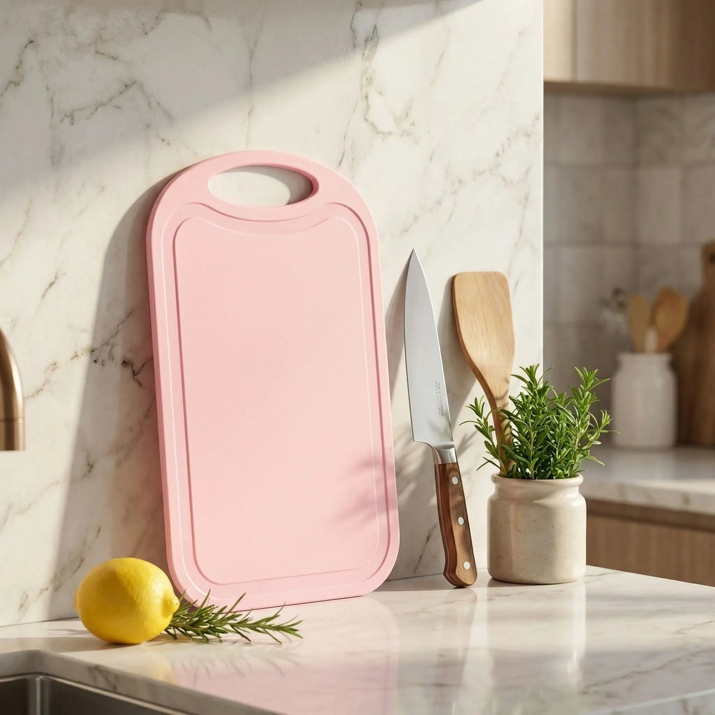 Planche à découper  EasyCut coloris rose