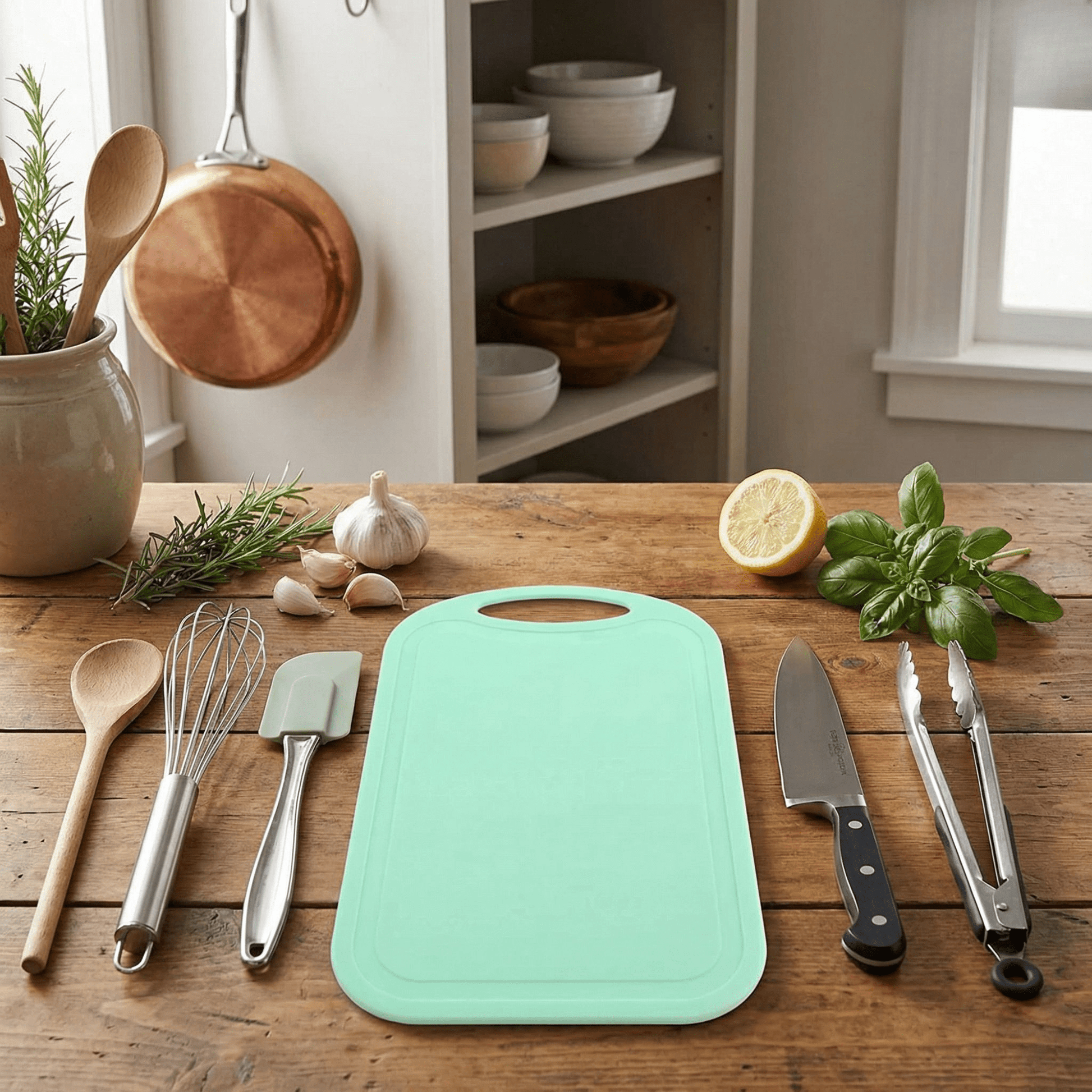 Planche à découper EasyCut coloris vert