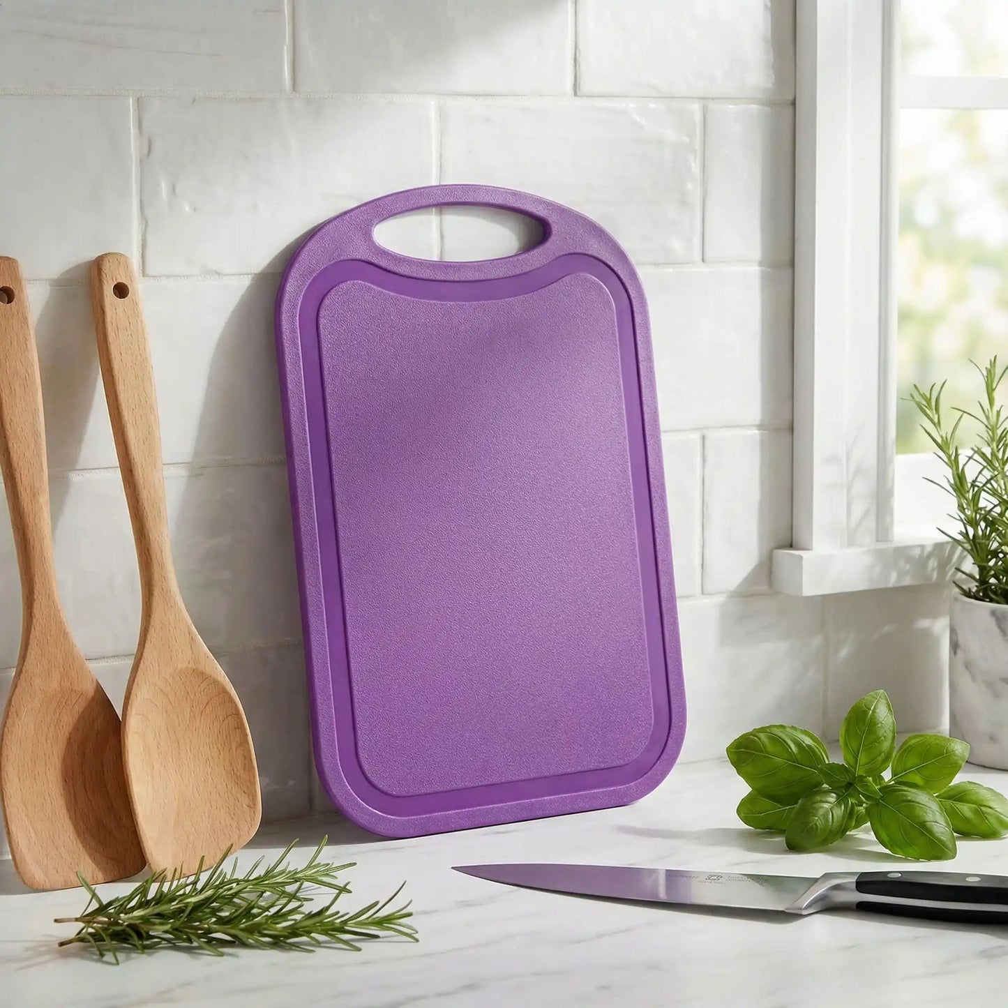 Planche à découper EasyCut coloris violet