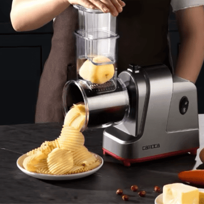 râpe à légumes électrique coupe de pomme de terre